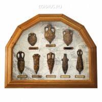 Панно &quot;Древние амфоры&quot;, 56х45х6см 700-615