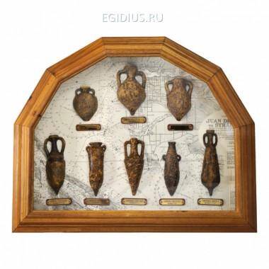 Панно &quot;Древние амфоры&quot;, 56х45х6см 700-615 — Egidius.ru