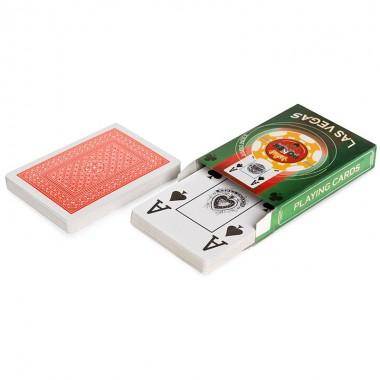 Карты &quot;Las Vegas&quot;, красная рубашка 4-6-001 — Egidius.ru