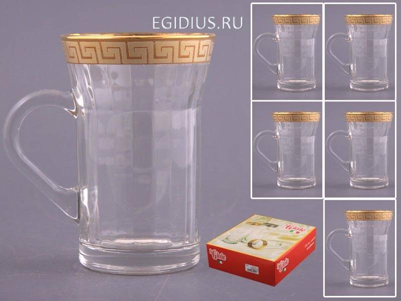 Набор кружек из 6 шт. "афины" 250 мл 300-600 фото 1 &mdash; Egidius.ru