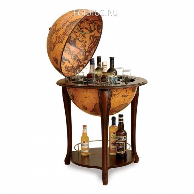 Глобус-бар ,сфера 50см, 62x62x93см 700-021 фото 1 &mdash; Egidius.ru