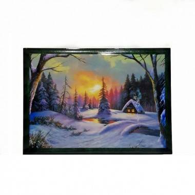 Шкатулка &quot;Палех&quot; в ассортименте, для формата &quot;А4&quot; 23*32*10см 3-4-148 — Egidius.ru