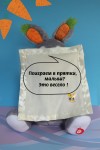 Музыкальная поющая и танцующая мягкая игрушка Заяц, поиграем в прятки, символ года 2023 кролик, кот 26 см 280-911 фото 2 — Egidius.ru
