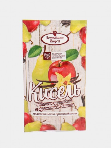 Кисель моментального приготовления со вкусом Яблока и груши с ароматом ванили 5шт по 30г 8-2-019 — Egidius.ru