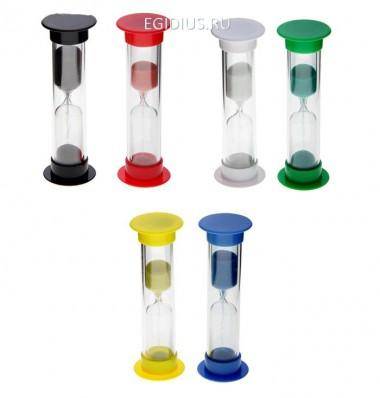 Часы песочные 2 минуты 9см микс 804-512 — Egidius.ru