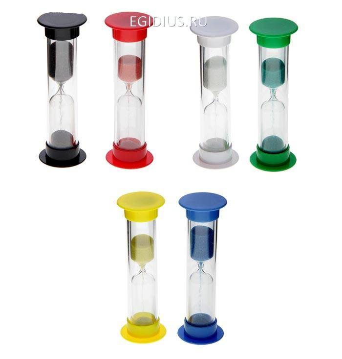 Часы песочные 2 минуты 9см микс 804-512 фото 1 — Egidius.ru