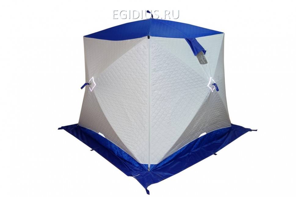 Палатка Призма Шелтерс Термолайт (бело/синий) 11-0647 фото 1 &mdash; Egidius.ru