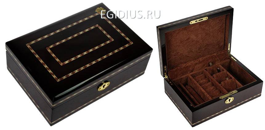 Шкатулка для ювелирных украшений MERCANTE 23*16*8см  110-820 фото 1 &mdash; Egidius.ru