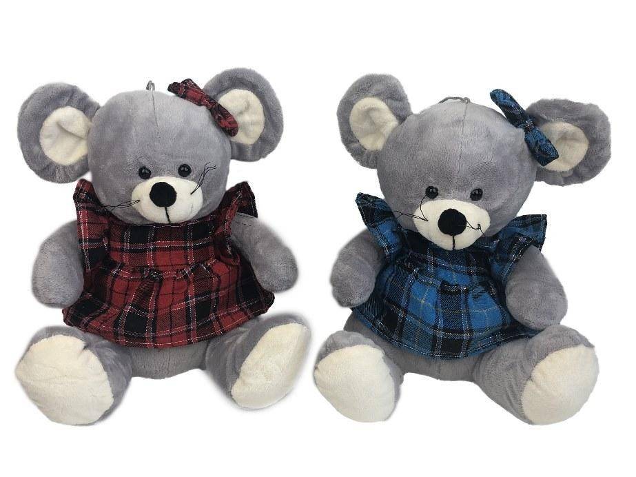 Упаковка для новогодних подарков Мышка в платье 32х25 см 600 гр 2-1-003 фото 1 — Egidius.ru