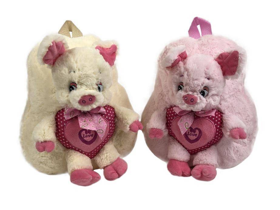 Рюкзак для подарков Свинка (в ассорименте) S25 28/23см,  2000 гр  281-178 фото 1 — Egidius.ru