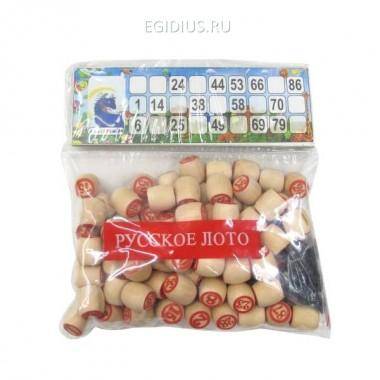 Настольная игра Лото, L24 W21 H5 см 81-5412 — Egidius.ru
