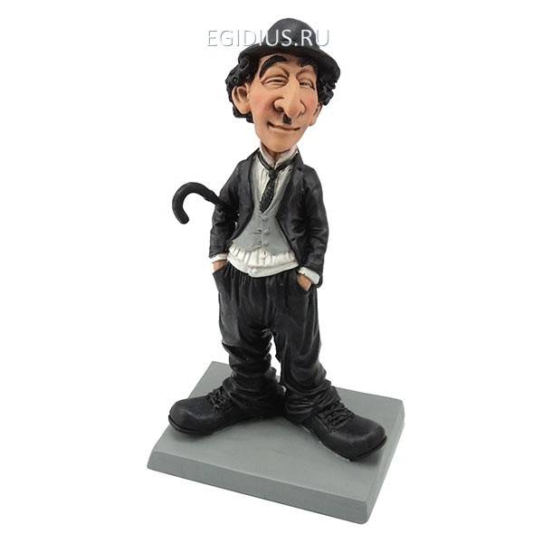 Фигурка декоративная Чаплин, L9 W7 H17,5 см 81-0829 фото 1 &mdash; Egidius.ru