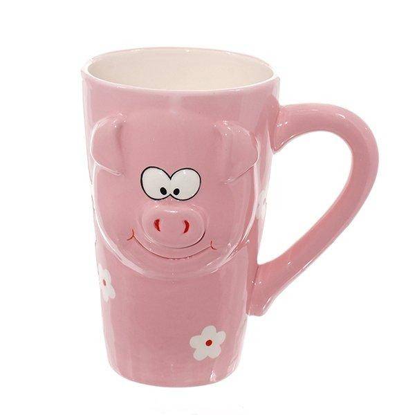 Кружка "Свинка", 600мл, 14x10x14,5см (цветная коробка) 82-0312 фото 1 — Egidius.ru