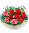 Цветы в стекле: Композиция из роз (арт. EMR5c-01) 200-037 фото 1 — Egidius.ru