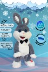 Музыкальная поющая и танцующая мягкая игрушка Заяц с бабочкой, символ года 2023 кролик, кот 26 см 280-912 фото 8 &mdash; Egidius.ru