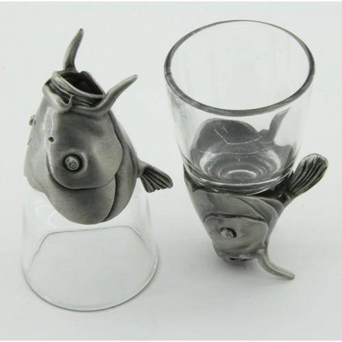 Набор из 2-х стопок "Карп" 3-1-326 фото 1 — Egidius.ru