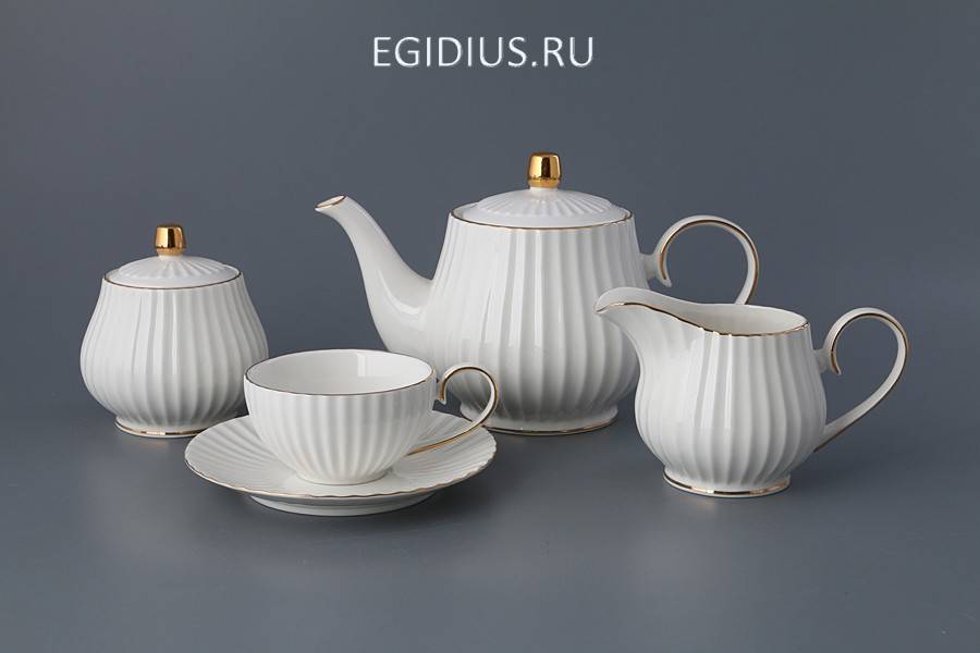 Чайный сервиз на 6 персон 15 пр.900/150 мл. 300-283 фото 1 &mdash; Egidius.ru