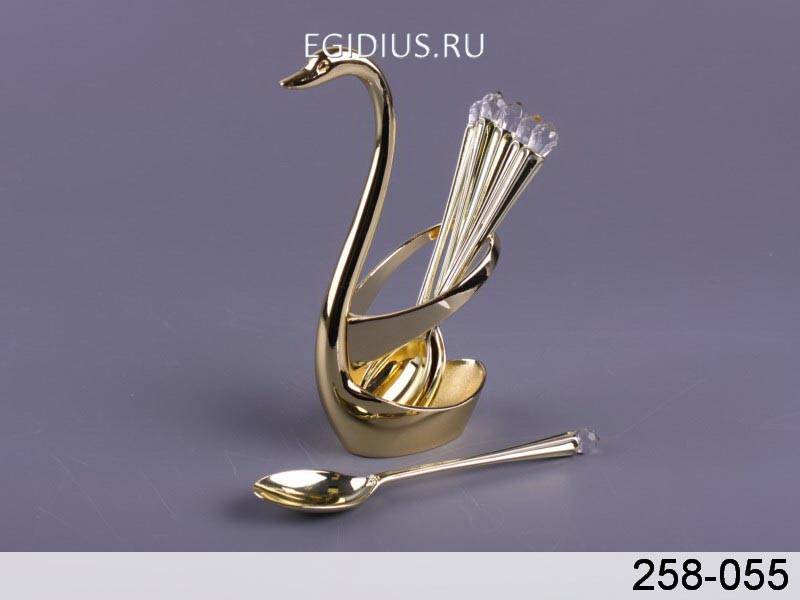 Набор ложек из 6шт с подставкой 314-224 фото 1 — Egidius.ru