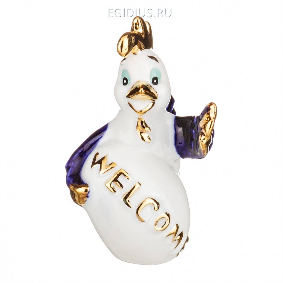 Фигурка "welcome" высота=9 см.  332-155 фото 1 &mdash; Egidius.ru