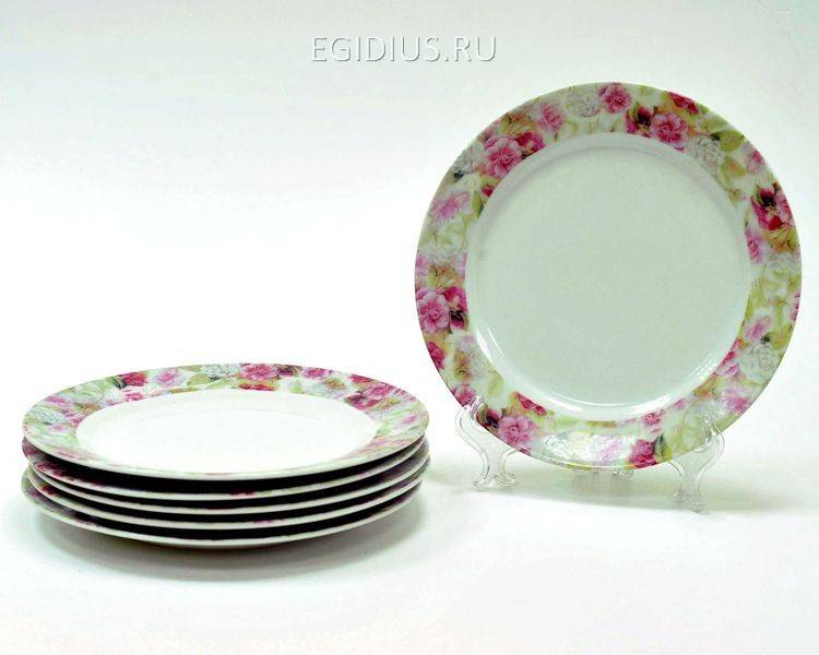 6пр. Набор тарелок 600-425 фото 1 &mdash; Egidius.ru