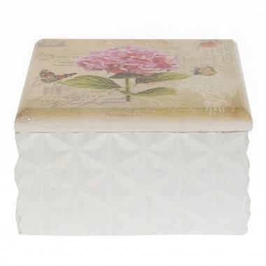 Шкатулка Гортензия, 10х10х5,5см 81-7226 — Egidius.ru