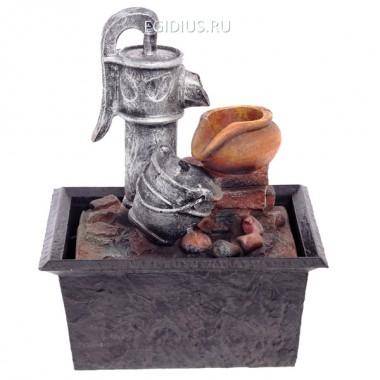 Фонтан со светодиодной подсветкой, L15,8 W11,8 H19,5 см 81-2339 — Egidius.ru