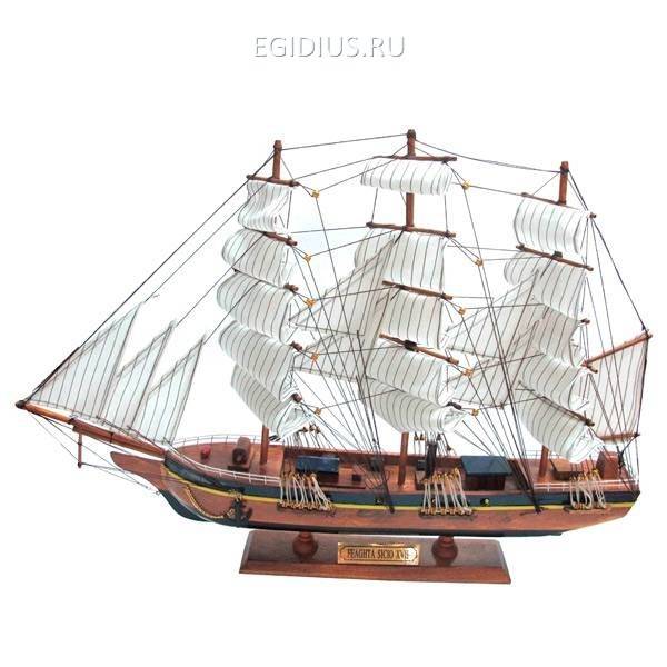 Модель парусника "Feaghta Sicio", L69 см 81-0525 фото 1 — Egidius.ru