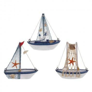 Изделие декоративное &quot;Корабль&quot;, L11 W3 H13 cм, 3в. 81-0577 — Egidius.ru