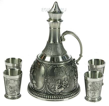 Подарочный набор для водки Романтизм 112-028 фото 1 — Egidius.ru