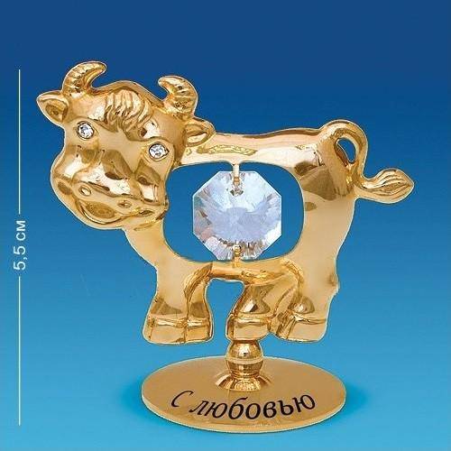 Фигурка Swarovski "Бык с надписью" микс 5,5см 3-2-060 фото 1 — Egidius.ru Фигурка Swarovski "Бык с надписью" микс 5,5см 3-2-060 фото 1 — Egidius.ru