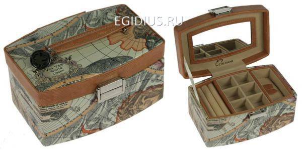 Шкатулка для ювелирных украшений Calvani 18*12*10см 110-607 фото 1 &mdash; Egidius.ru