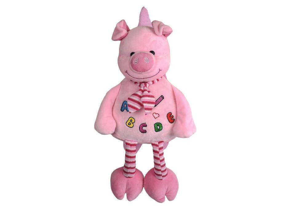 Рюкзак  Свинка (в ассортименте) для подарков S27 30/27(40)см,  1000 гр  281-180 фото 1 — Egidius.ru