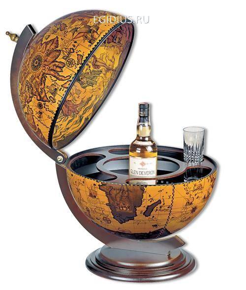 Глобус-бар настольный 31-0006 фото 1 &mdash; Egidius.ru