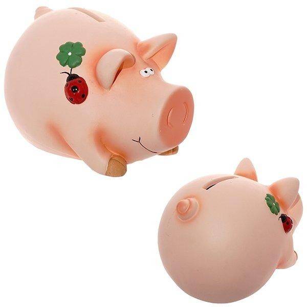 Копилка "Свинка", L13,5 W9,8 H9см 82-0554 фото 1 &mdash; Egidius.ru