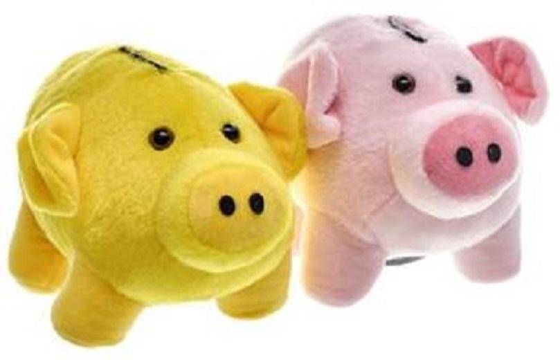 Поющая игрушка "Поросенок Копилка" 15*22см 500-230 фото 1 — Egidius.ru