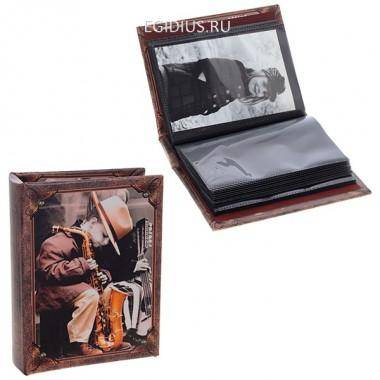 Фотоальбом (10х15 см,80 фото, 40 листов, 2 фото на листе), 18х14х5 см, 81-0172 — Egidius.ru