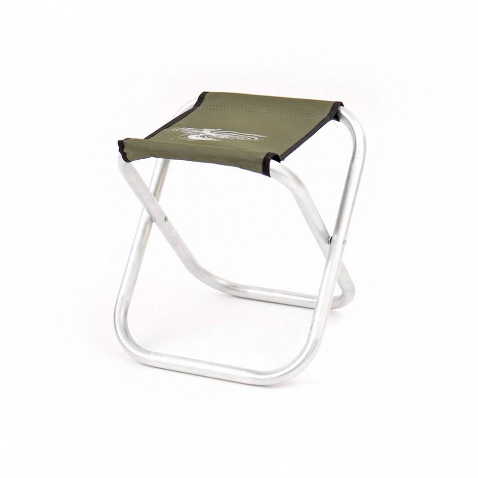 Табурет складной МАХ малый алюминий 41-0022 фото 1 — Egidius.ru