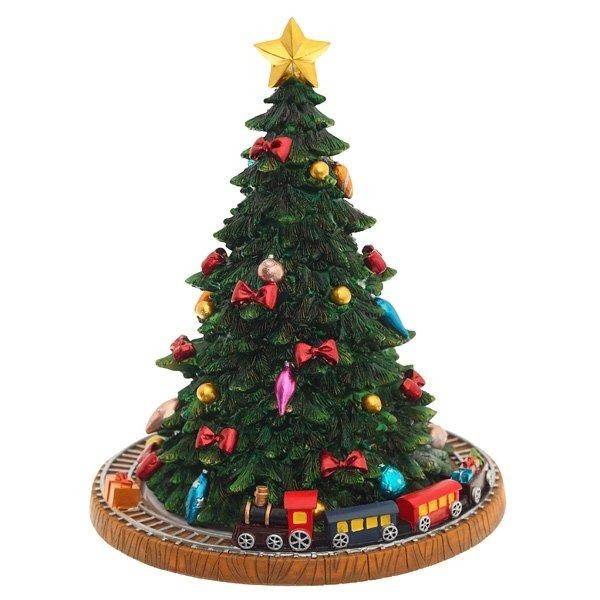 Фигурка декоративная  "Ёлка" с музыкой и функцией движения, L15W15H18,5 см 84-0407 фото 1 &mdash; Egidius.ru
