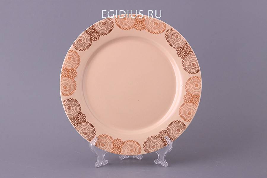 Тарелка подстановочная "вензель" диаметр=27 см. 300-578 фото 1 — Egidius.ru
