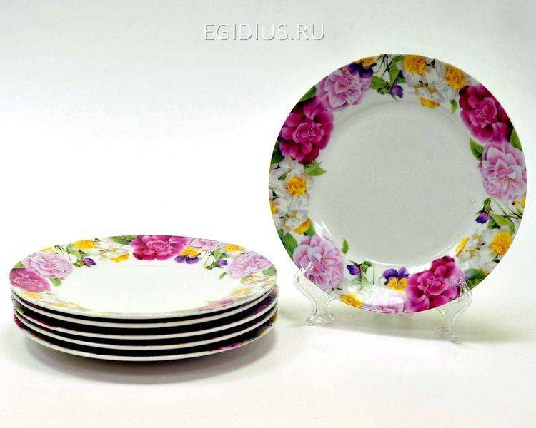 6пр. Набор тарелок 600-426 фото 1 — Egidius.ru