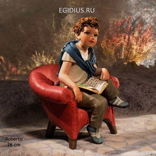 Roberto Фарфоровая статуэтка h 26cm 705-155 фото 1 &mdash; Egidius.ru