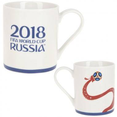 Кружка фарфоровая &quot;Чемпионат Мира FIFA 2018&quot; v=480мл.  406-211 — Egidius.ru