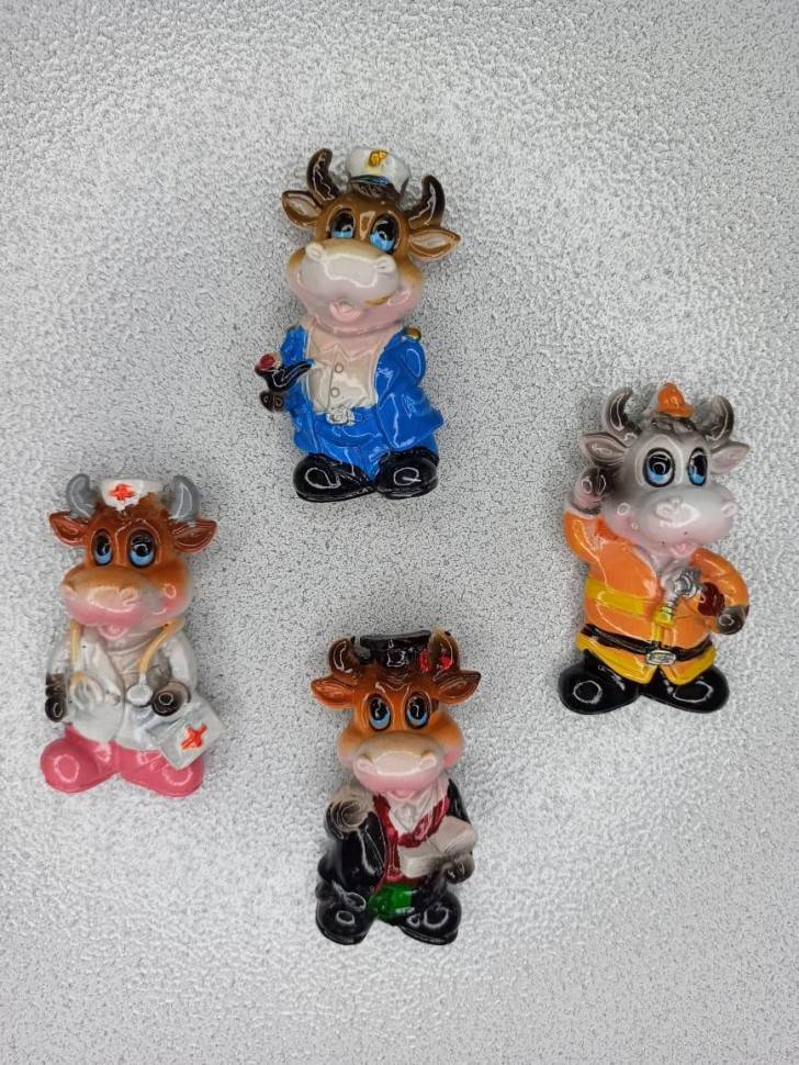 Год быка магнит профессии 7*3 см 281-363 фото 1 &mdash; Egidius.ru