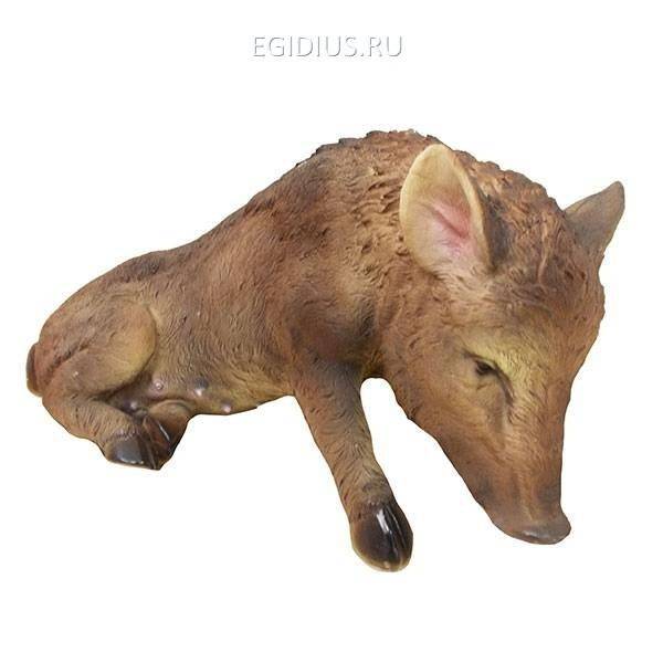 Фигура декоративная садовая "Кабан сидит" 81-6235 фото 1 &mdash; Egidius.ru