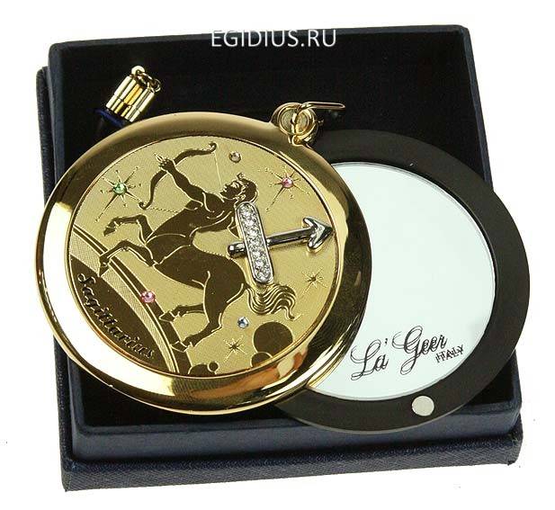 Зеркальце со стразами Стрелец серия LA GEER 105-510 фото 1 — Egidius.ru