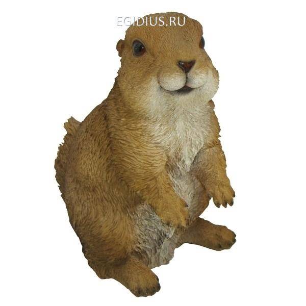 Садовая фигура из полистоуна"Суслик малый"L12W15,5H19см 81-6592 фото 1 — Egidius.ru