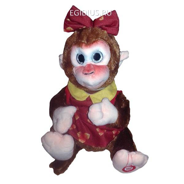 Поющая игрушка: Обезьяна с бантом (детск песенк) 280-735 фото 1 — Egidius.ru