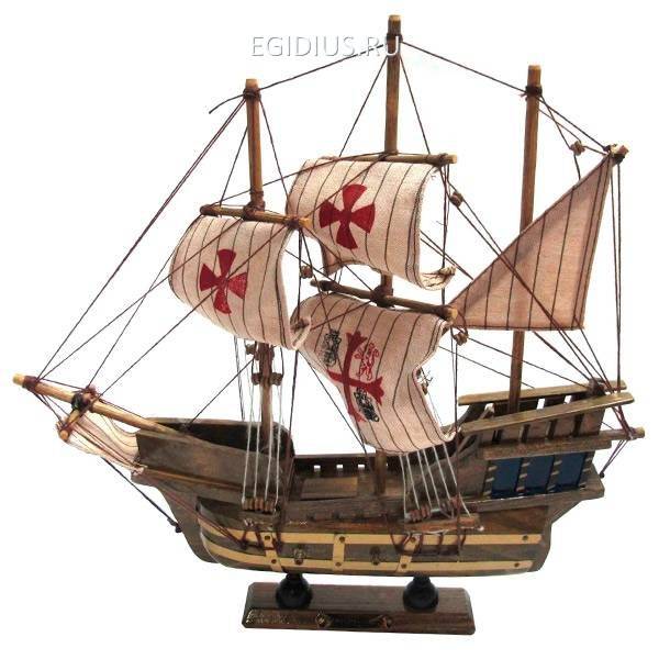 Корабль "Santa Maria", L33 см 81-0527 фото 1 — Egidius.ru