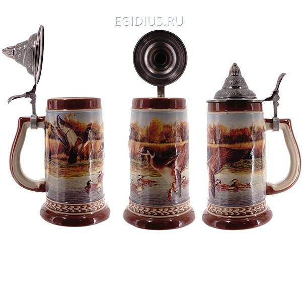 Кружка с крышкой, 800мл (без инд.упаковки) 80-0608 фото 1 &mdash; Egidius.ru