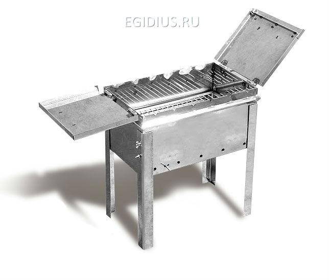 Мангал-коптильня 600*300*210 2 мм 680-309 фото 1 — Egidius.ru